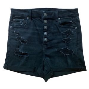 NWOT American Eagle Super Hi-Rise Distressed Short